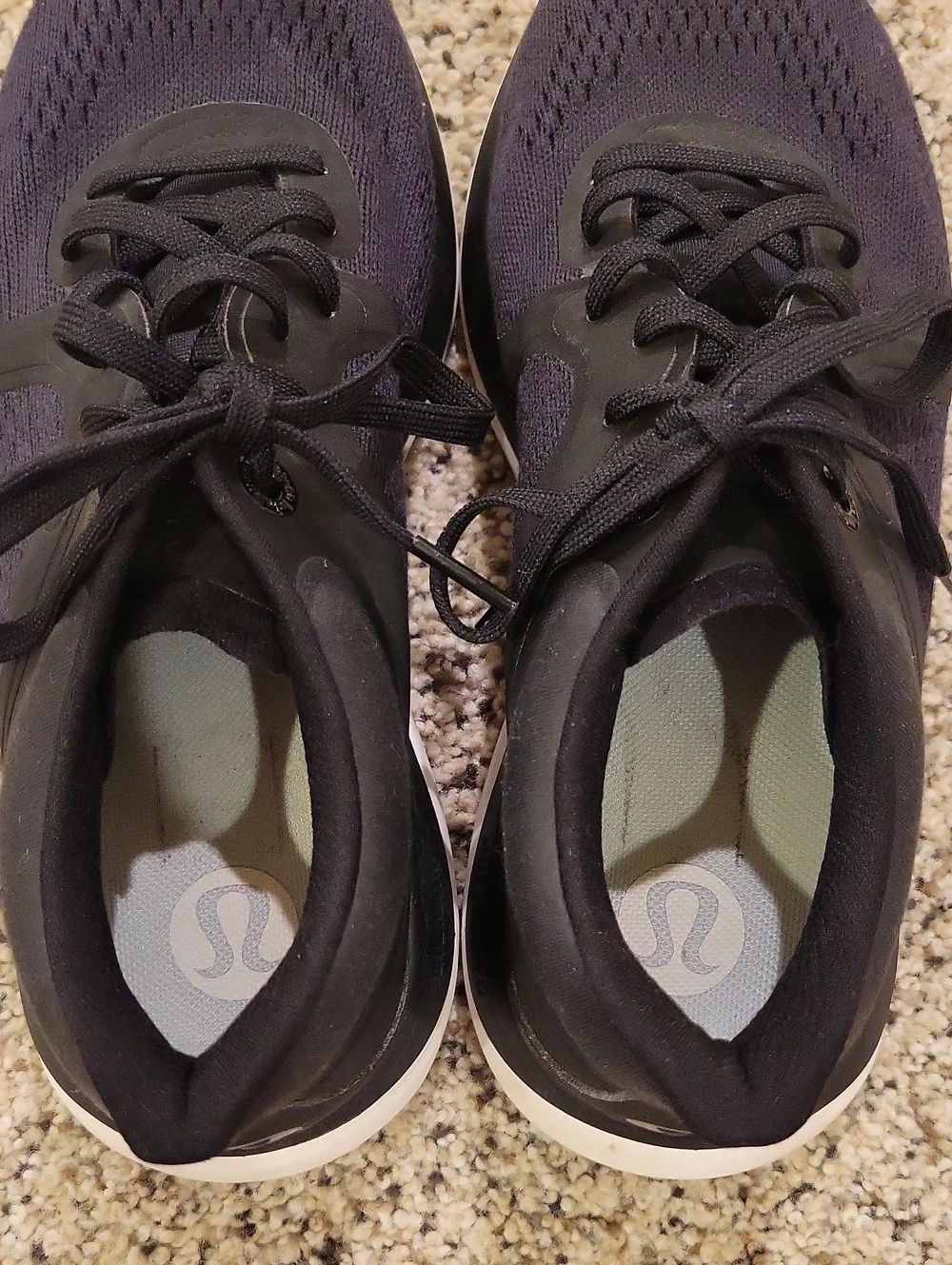 Lululemon Chargefeel Low Women's Workout Sneakers Tennis Shoes Black Anchor Sz 7